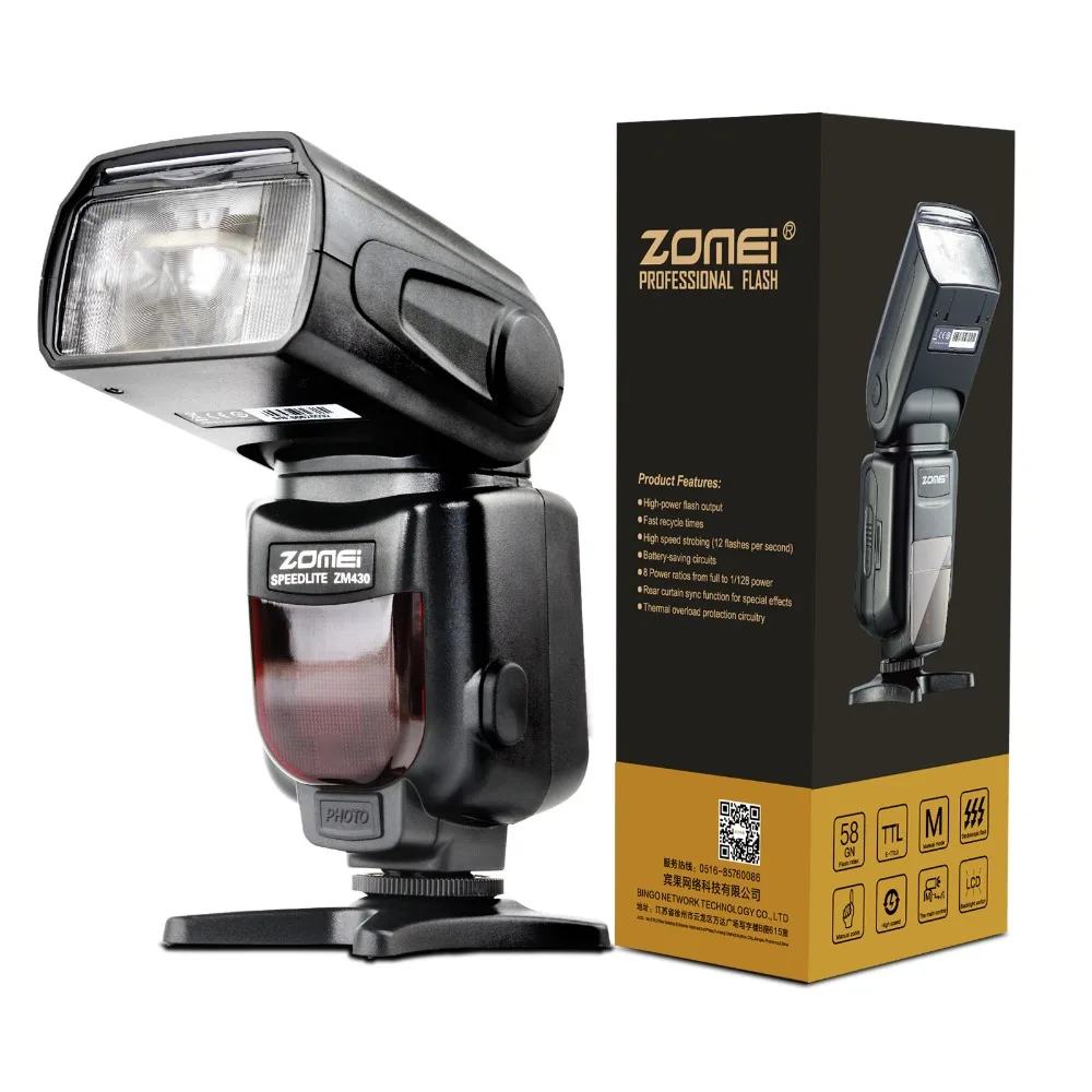 

Zomei 430 Speed light , speed flash light for video camera