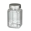 Suntory square honey packing jar supply 360ml tamper proof plastic food bottle for nuts candy