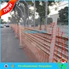Warning network safety net orange safety fence in civil engineering
