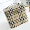 Portable professional train makeup cosmetic case with mirror