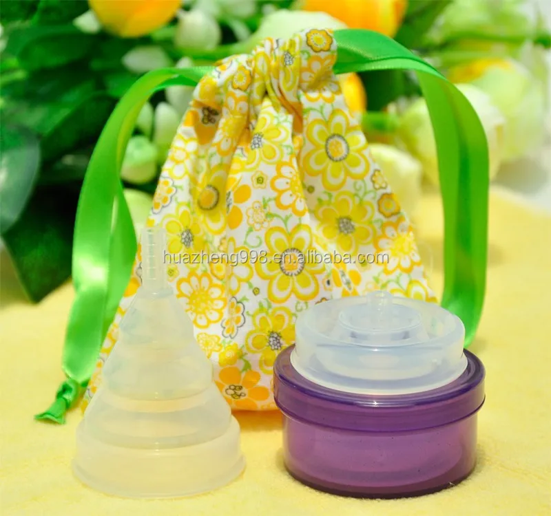 

100% Silicone lady menstrual cups with FDA and high quality