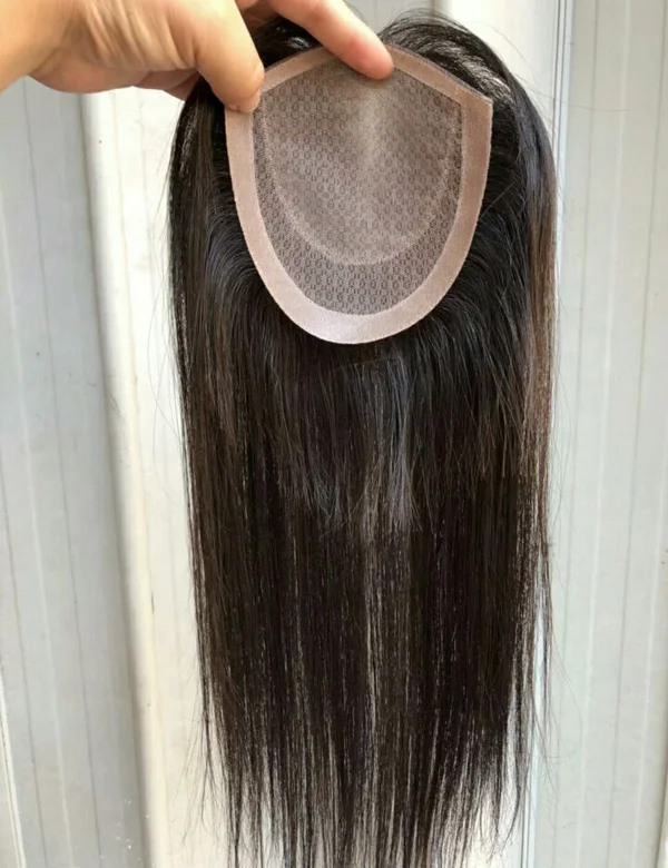 

Fast DHL shipping 100% human virgin hair women toupee with clip ; hair pieces brazilian hair thin skin Toupee, N/a