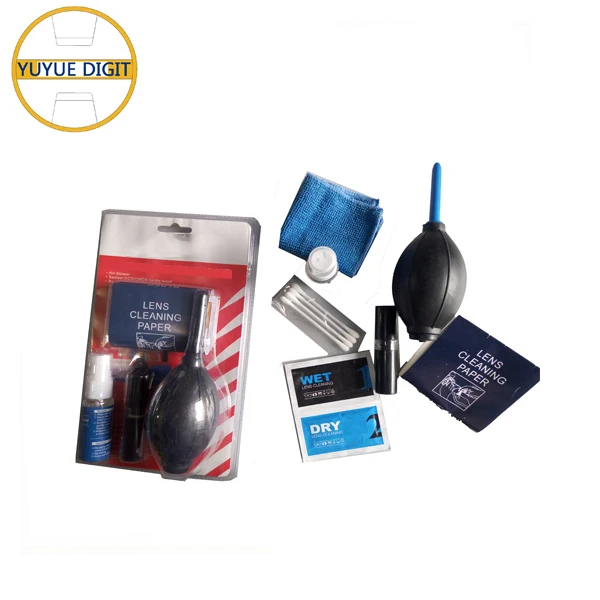 

5 in 1 starter kit computer and digital camera lens cleaning kit, Red/green/black /blue