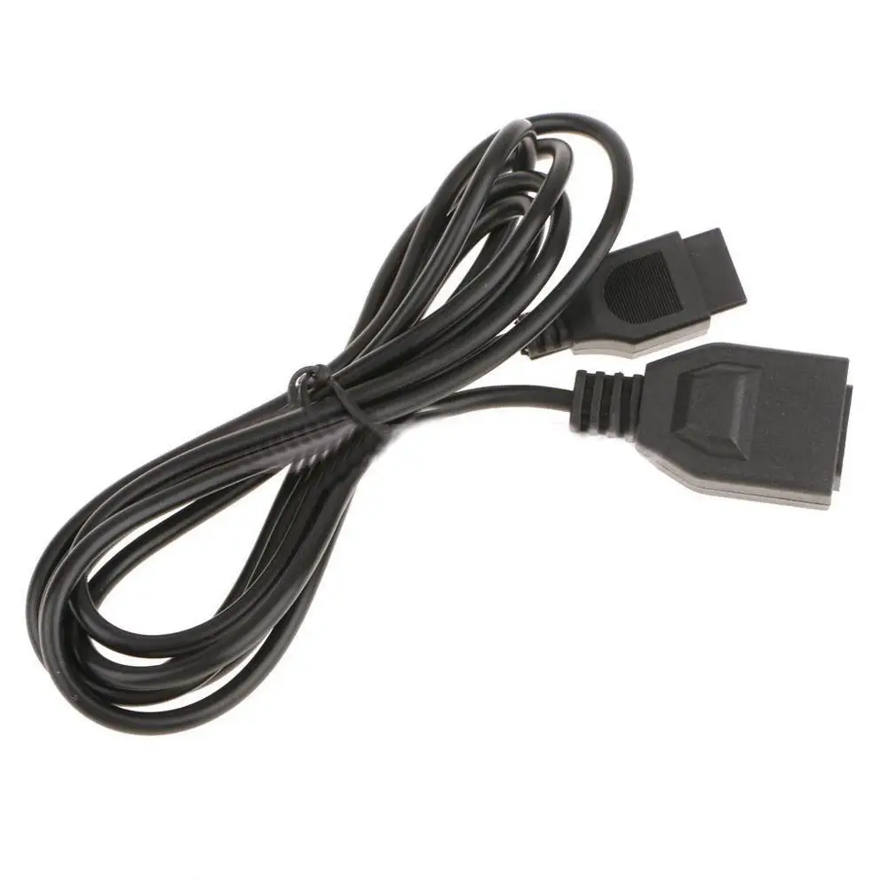 

LQJP for Sega Extension Cable 9 Pin 1.8M Controller Extension Cable for Sega Genesis 2 3 for Sega megadrive 2 MD2, Black