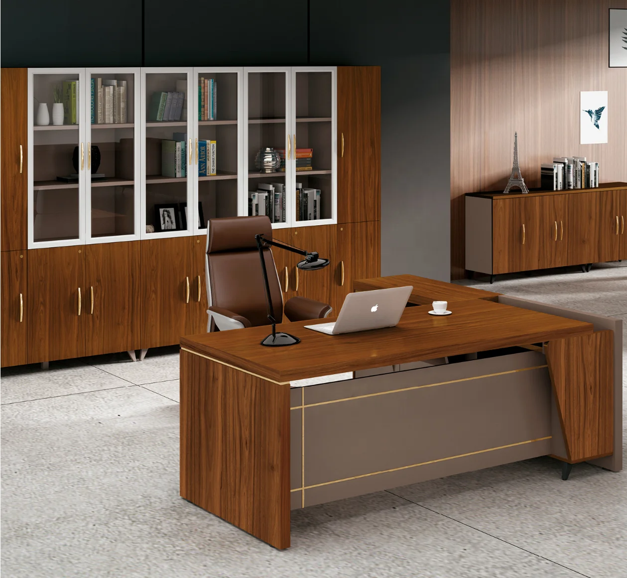 Iso Standard Walnut Long Cheap Elegant Principle Executive Manager Director  Mfc Desk Office Furniture - Buy Principle Elegant Secretary Cheap Long Walnut  Office Table Desk Pakistan Furntiure China Manufacture General Manager Table