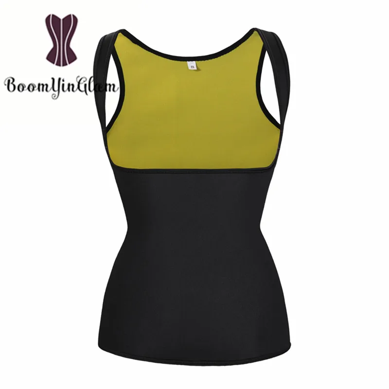 

Plus Size Women Neoprene Sauna Sweat Waist Trainer Vest For Weight Loss Gym Workout Body Shaper Tank Top Shirt