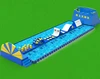 Water rushed off inflatable water obstacle course adults and kids pool Floating inflatable water interactive games