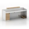 cost-effective medical office furniture counter tops reception desk with drawers
