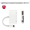 charge adapter SD TF card reader No need app Plug and play connection kit for apple for i-phone