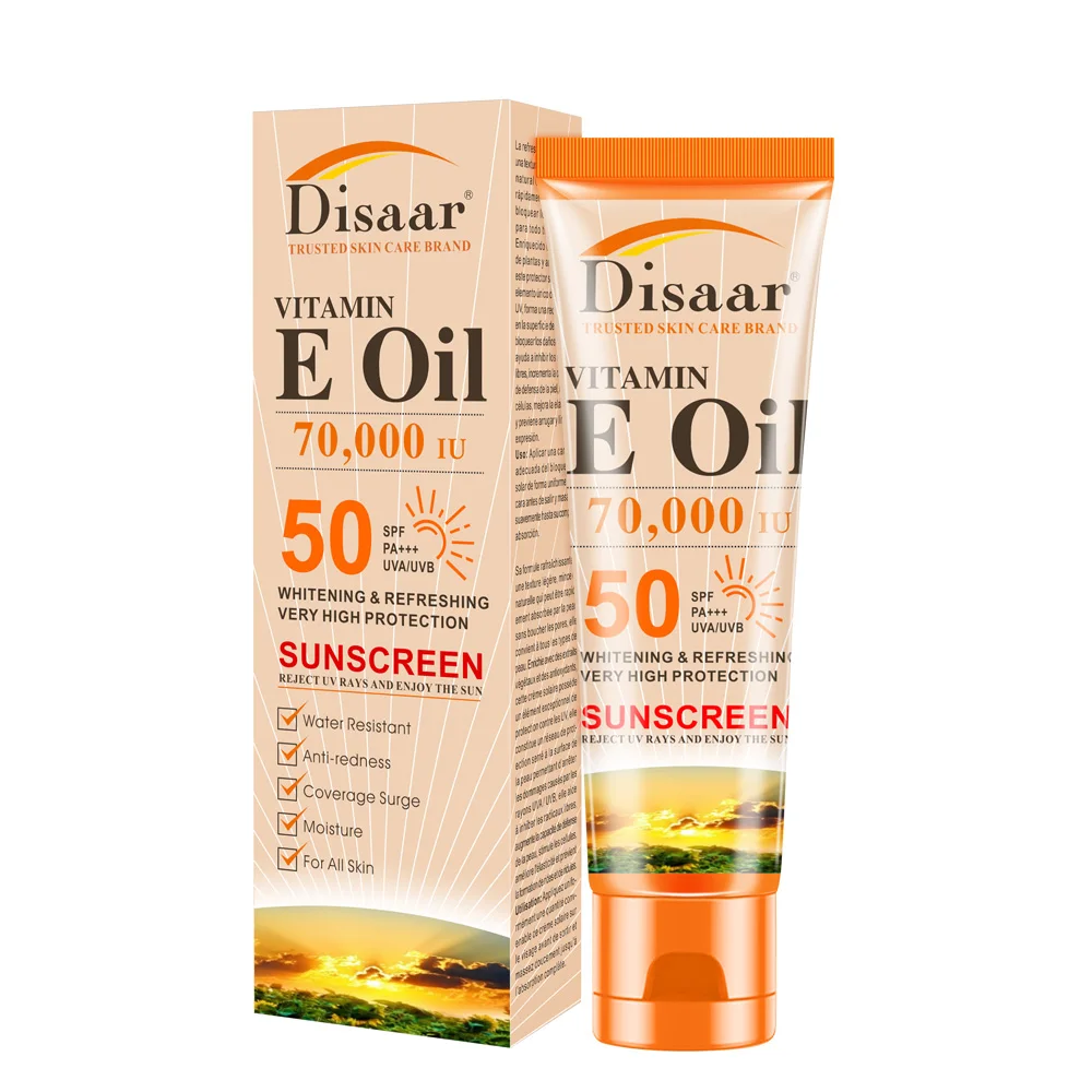 

Disaar Vitamin E Oil Sunblock SPF 50 Organic Sunscreen Cream For Oily Skin