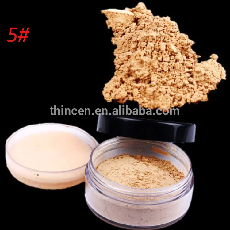 Private label single case face loose powder cosmetic face makeup