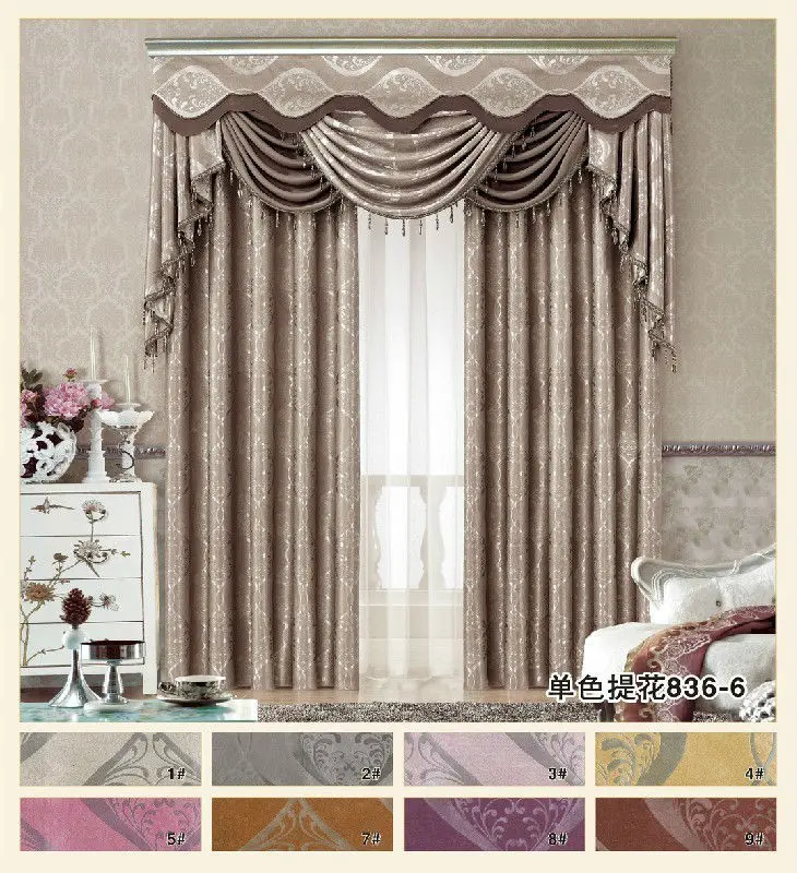 Valance swag curtains, valance swag curtains suppliers and ... Désign rideaux Double