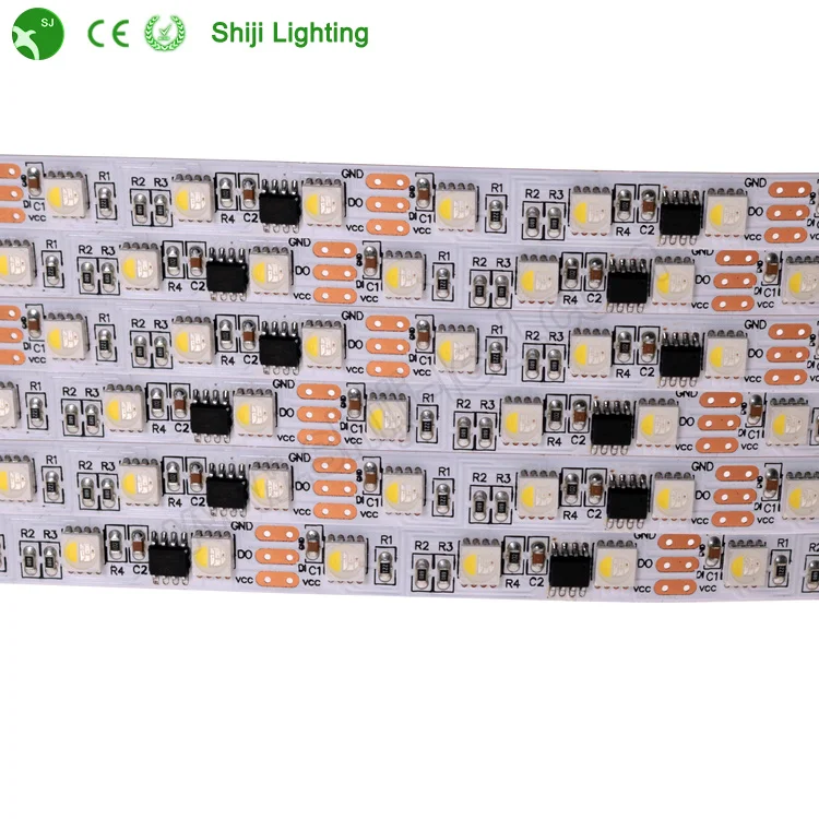 5m 60leds/m digital led tape SMD5050 RGBW 3535 3528 2835 External IC ws2904 2811 UCS1903 DMX addressable led strips