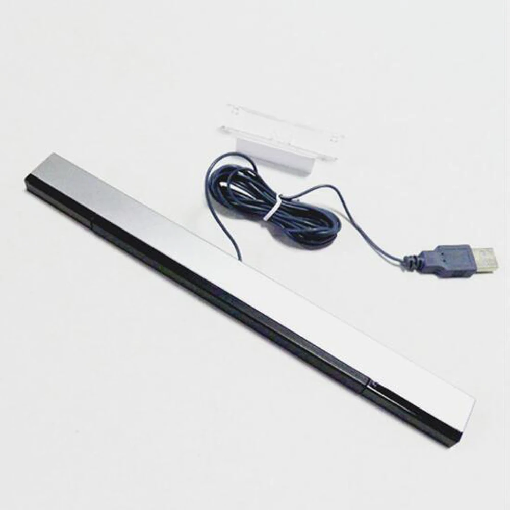 
New arriving USB infrared TV Ray Wired Remote Sensor Bar Receiver Inductor for W ii Console 