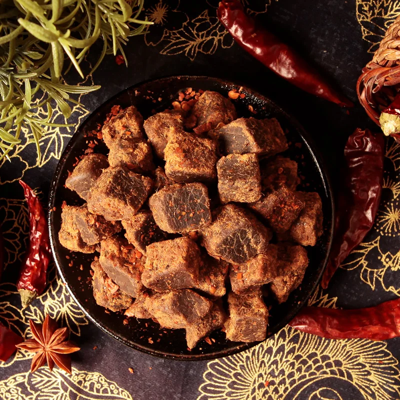 
Shu Dao Xiang China Wholesale Websites OEM Products 100g Cooked Meat Spicy Food Snack Food dried beef jerky 