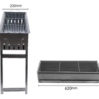 

Commercial outdoor kitchen portable charcoal barbecue bbq grills set