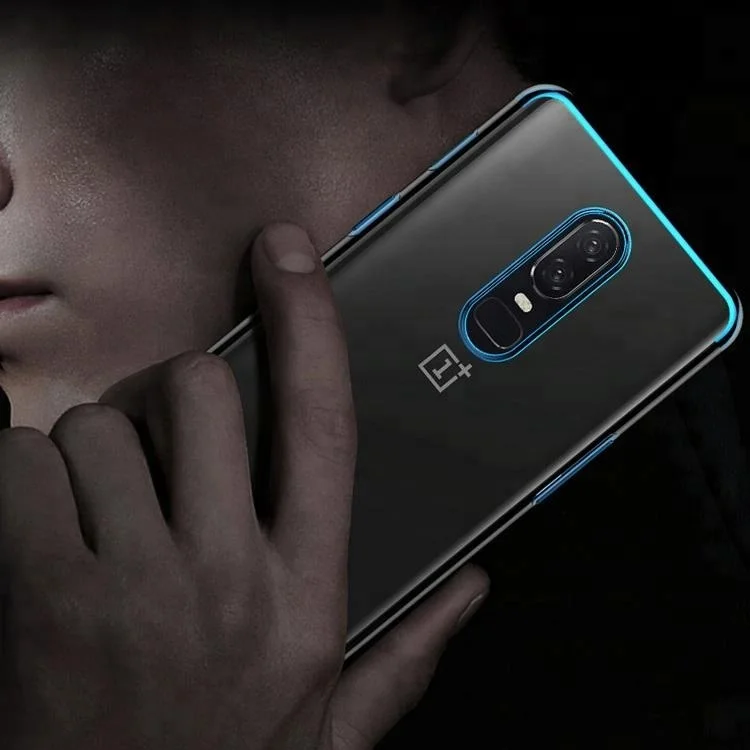 

Soft Electroplating Full Protection TPU Case For One plus 5T 6 six ,Cell Phone Mobile Cover Case For Oneplus 6, Black;grey;blue;red;etc