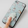2017 hot new Squishies phone case Animal Cat Toy Custom 3D Silicone Finger Pinch Phone Case for iPhone 6/6plus7/7plus