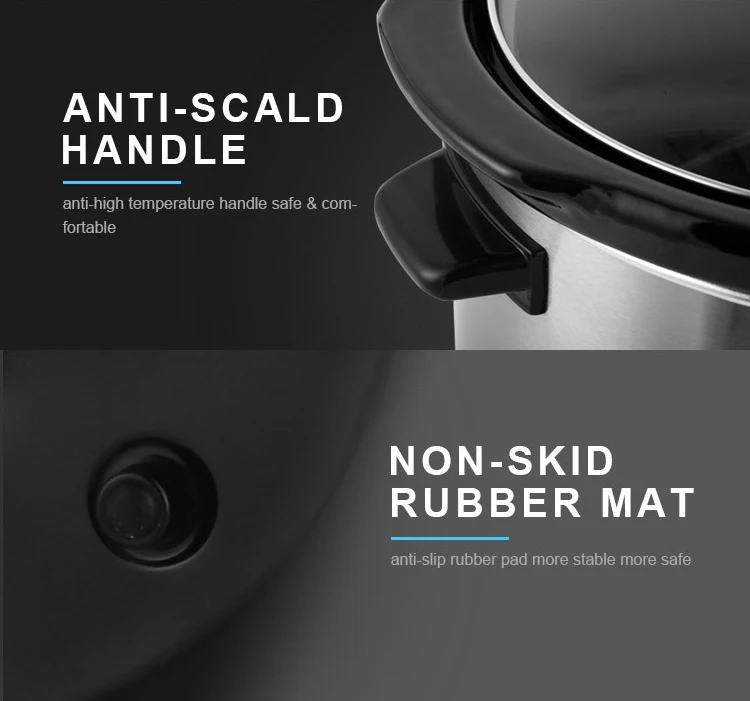 Deluxe kitchenware multi electric cooker industrial professional slow cooker