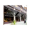 new design house window safety laminated glass sheets double glazed aluminium vertical folding window slide fold window panel