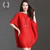 Hot Sales New Arrival Summer Sexy Woman Pleated Tunic Evening Dress