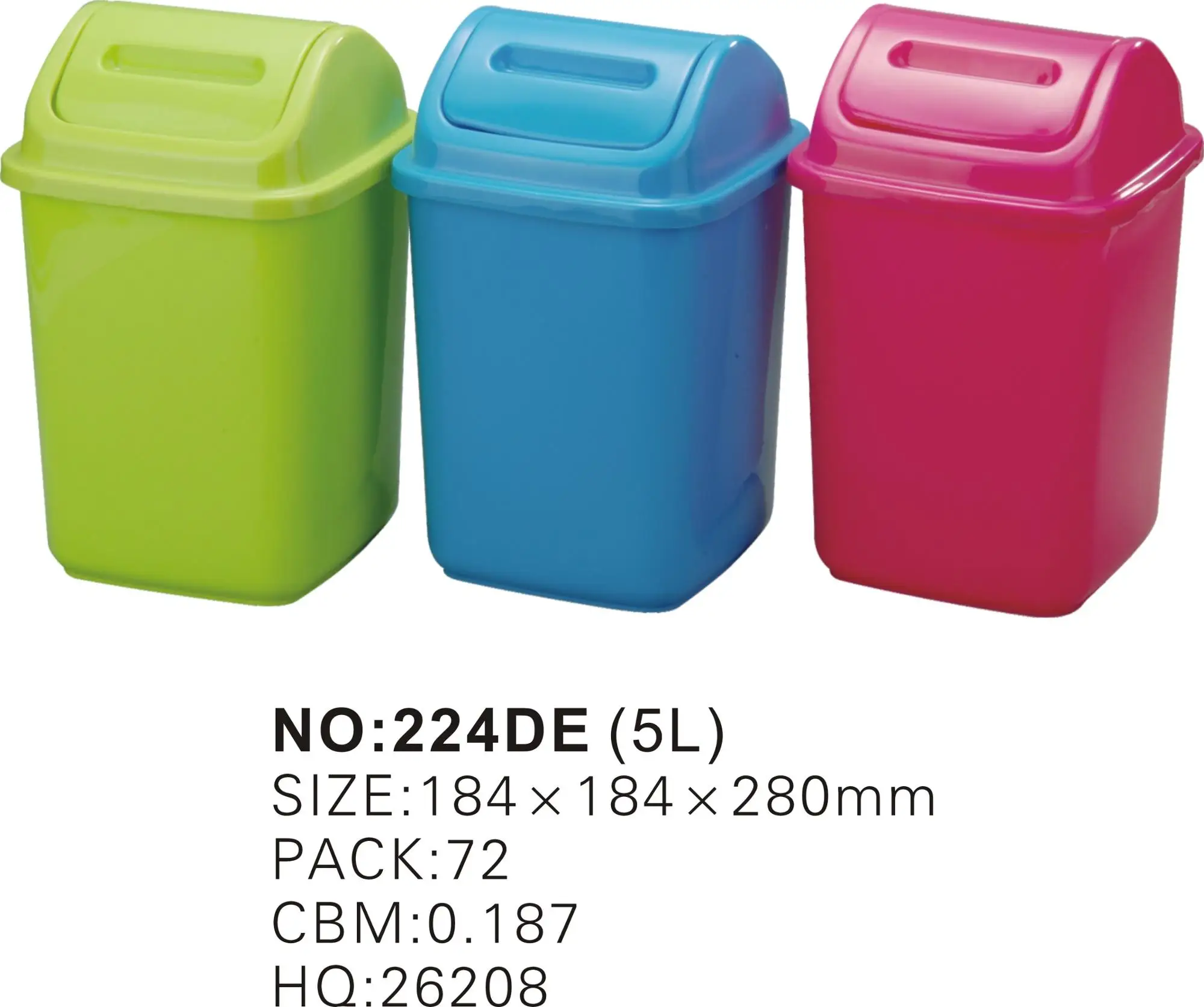 Assemble plastic garbage trash bag holder with lid space saving separatable rubbish bag holder practical waste bin 48L