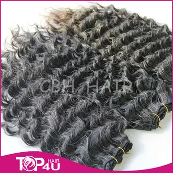 Chinese Manufacturer Aaaa Grey Hair Bundles Grey Hair Weave
