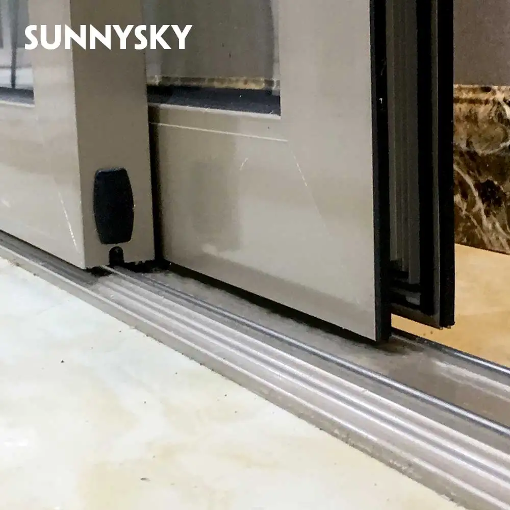 Wholesale manufacturer low price interior kitchen aluminum glass sliding door with new design pantry