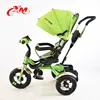 Yimei baby walker tricycle seat changed 360 degree/green baby sport trike with canopy /christmas environment baby triciclo