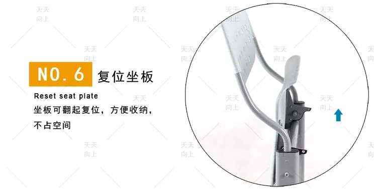 PE/PP Classroom Desk and Chair Fixed Student School Chair and Desk Set Classroom Furniture