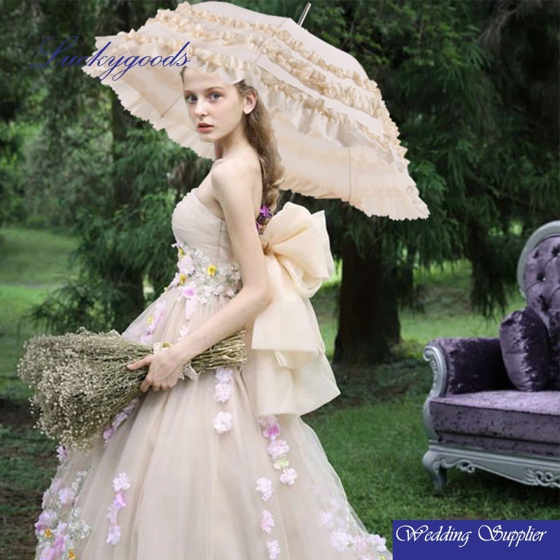 ivory bridal umbrella