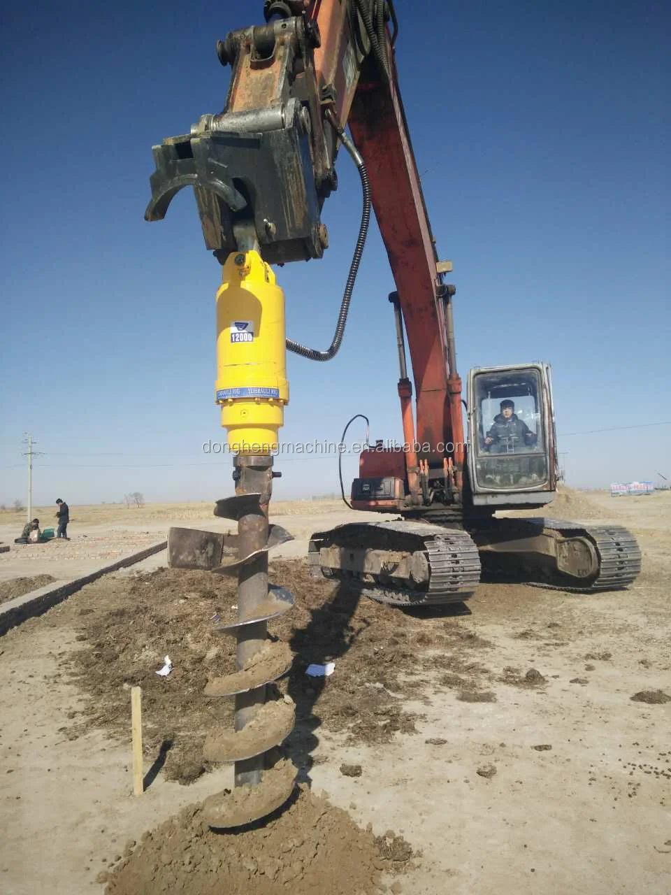 New Hydraulic Earth Auger Drive Attachment Buy Hydraulic Earth Auger