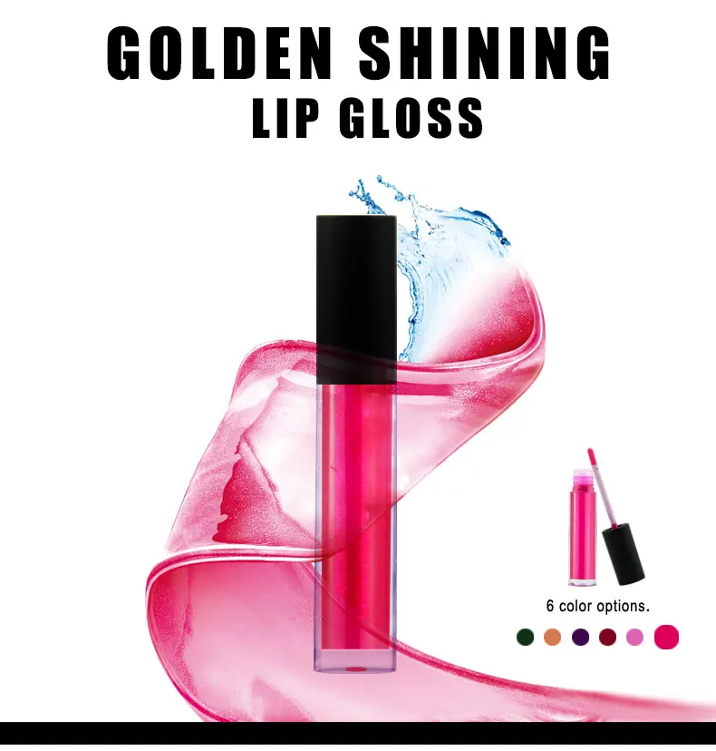 Wholesale Shiny Glossy Lipgloss Waterproof Liquid Makeup Lip Gloss