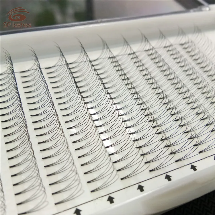 

pre made fans volume eyelashes 3D prefanned lashes, Matte