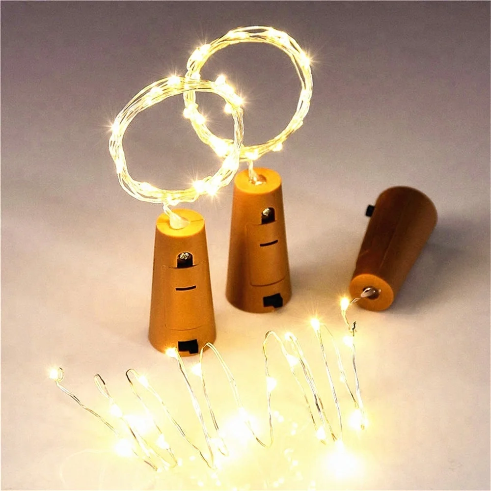 Warm White LED Bottle Fairy Lights Christmas