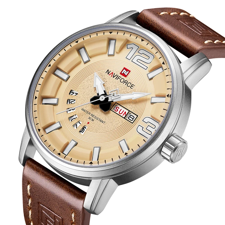 

NAVIFORCE 9143 Business Quartz Wristwatch Male Clock RelogioMasculino, N/a