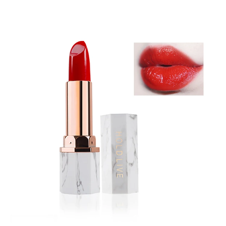 

Hold live Victorian Secret Lipstick Marble Lipstick Velvet Waterproof Matte Lipstick, Multi-colored