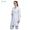 Cleanroom hospital nurse used thinner white smock Uniform doctor's dress