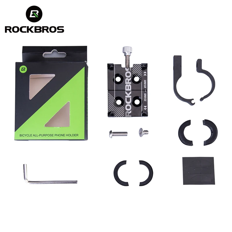 

ROCKBROS Bike Handlebar Adjustable Phone Mount Holder Bracket Universal bicycle phone holder