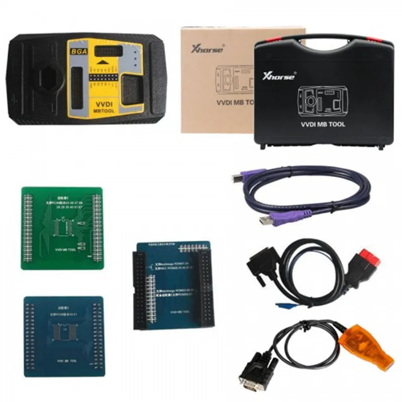 

Latest Software Original Xhorse VVDI MB BGA TooL Key Programmer Including BGA Calculator Function Support W210 All Key Lost