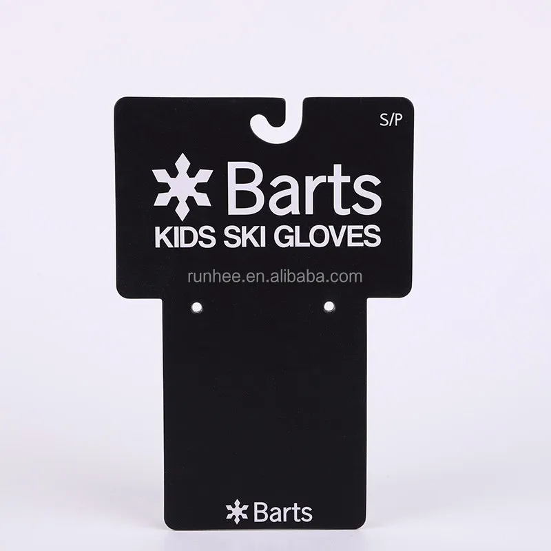 Eco Friendly Cardboard Paper Hanger Hook Customizable Shape For Jewelry Accessories