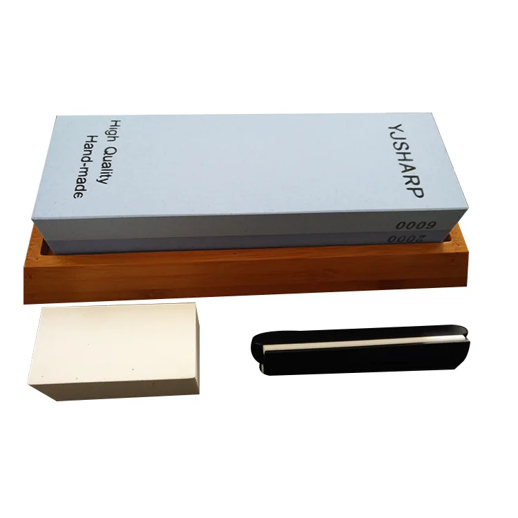 

Hot Sell Whetstone Knife Sharpener 2000/6000 Grit Two Sided Sharpening Stone