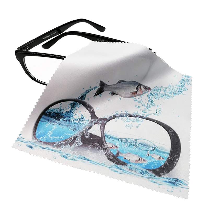 

custom print 3m microfiber eyeglasses/eyewear/sunglasses wiper cleaner cloth, Any