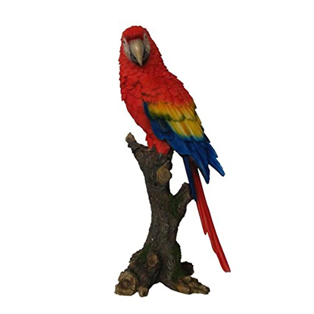 Resin Outdoor Decor Parrot Statue