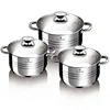 3-ply Cookware Set Stainless Steel Quality Hige Pot Set
