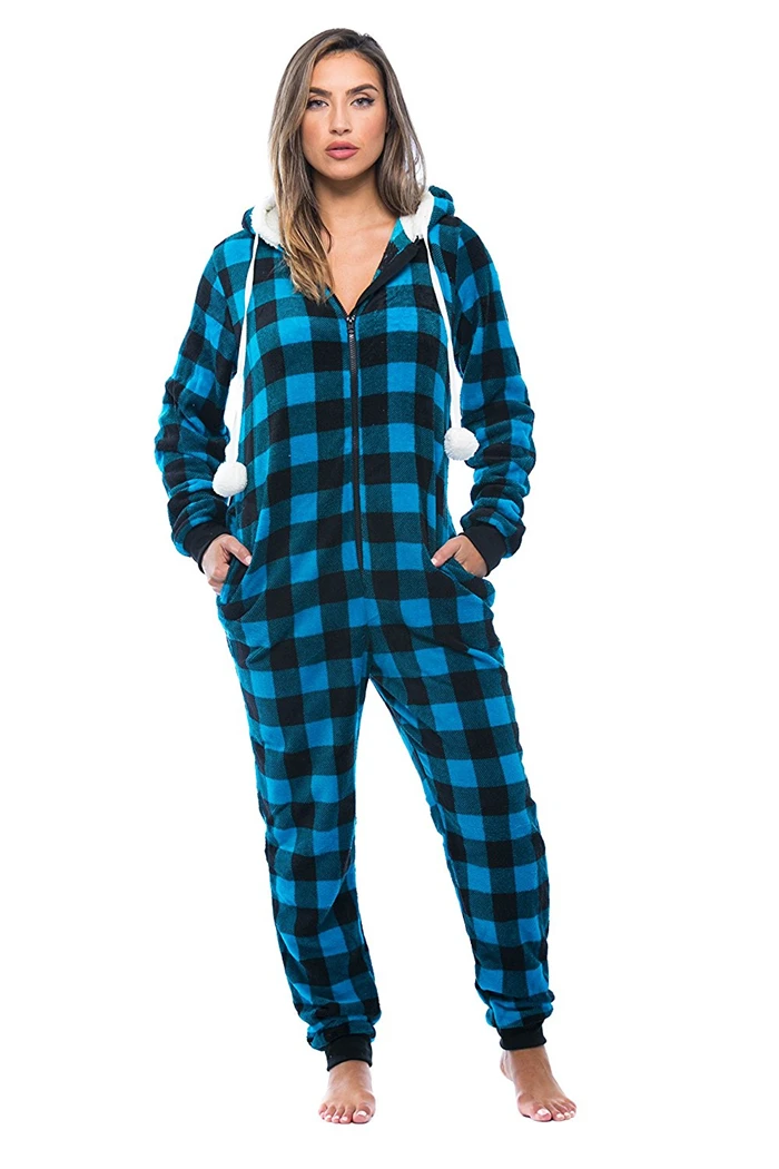 plaid jogging suit