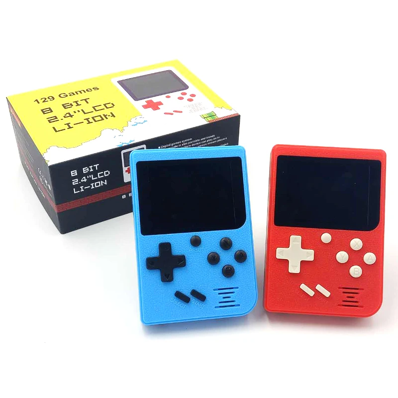 

2018 New Portable Retro Pocket Video Handheld Game Console Player for Summer Holiday Gift, Colorful 8 bit retro game console