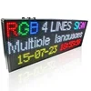 Hot Sale High Brightness Outdoor P10 Full Color 4 Lines LED Message