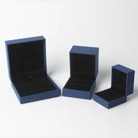 

Custom made PU leather jewelry box necklace packaging box