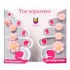 Pink Silicone Toe Separator for Nail Art Accessories